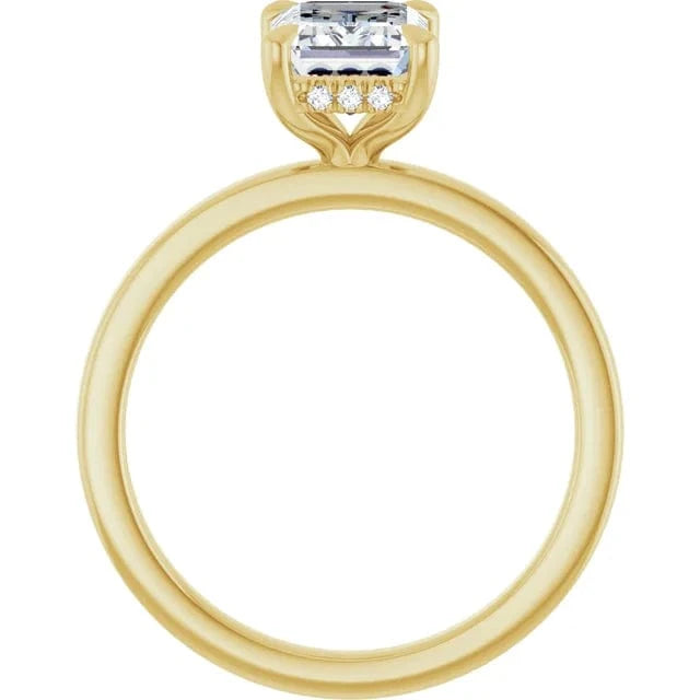 The Timeless Hidden Halo Engagement Ring | Emerald | 2 CTW