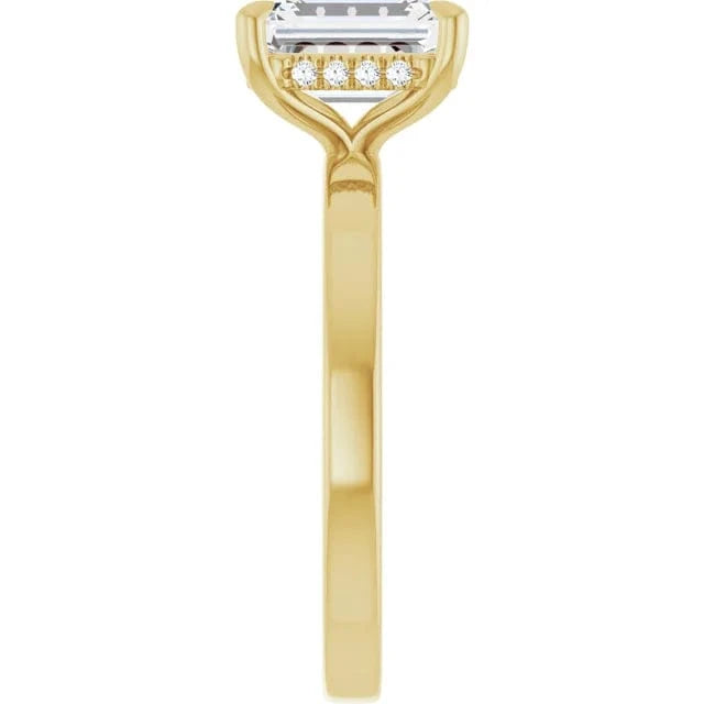 The Timeless Hidden Halo Engagement Ring | Emerald | 2 CTW