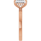 The Timeless Hidden Halo Engagement Ring | Emerald | 2 CTW