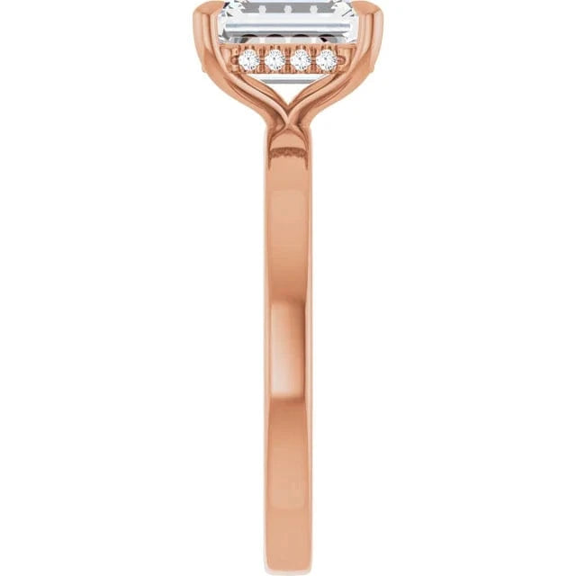 The Timeless Hidden Halo Engagement Ring | Emerald | 2 CTW