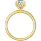 The Timeless Hidden Halo Engagement Ring | Pear | 2 CTW