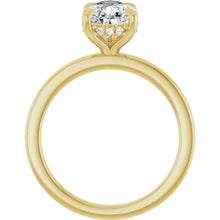 The Timeless Hidden Halo Engagement Ring | Pear | 2 CTW