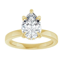The Timeless Hidden Halo Engagement Ring | Pear | 2 CTW