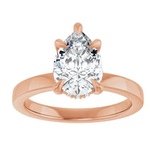 The Timeless Hidden Halo Engagement Ring | Pear | 2 CTW