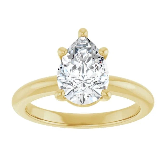 The Signature Solitaire Engagement Ring | Pear | 2 CTW