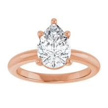 The Signature Solitaire Engagement Ring | Pear | 2 CTW