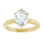 The Signature Solitaire Engagement Ring | Oval | 2 CTW