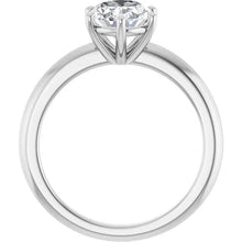The Signature Solitaire Engagement Ring | Oval | 2 CTW