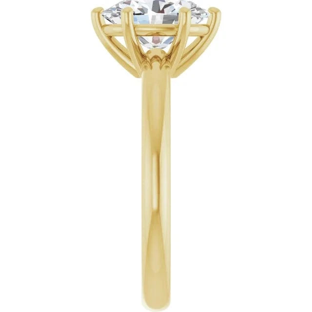 The Signature Solitaire Engagement Ring | Oval | 2 CTW