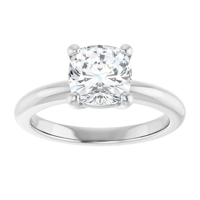 The Signature Solitaire Engagement Ring | Cushion | 2 CTW