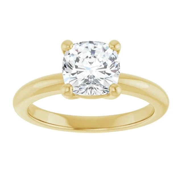 The Signature Solitaire Engagement Ring | Cushion | 2 CTW