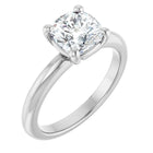 The Signature Solitaire Engagement Ring | Cushion | 2 CTW