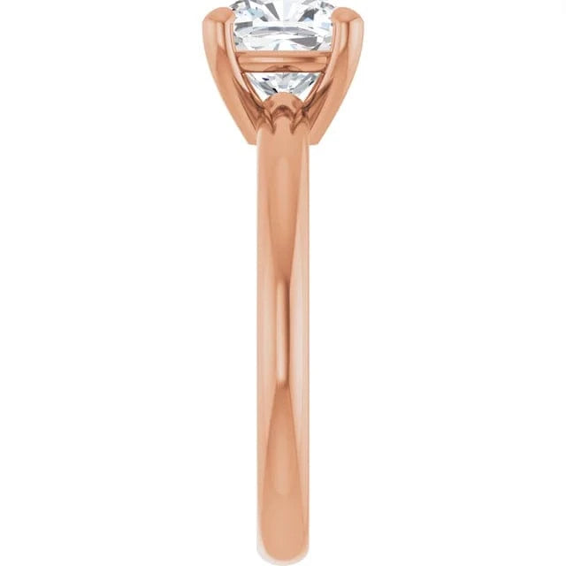 The Signature Solitaire Engagement Ring | Cushion | 2 CTW