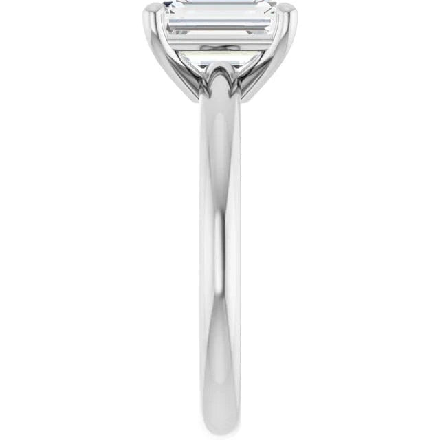 The Signature Solitaire Engagement Ring | Emerald | 2 CTW