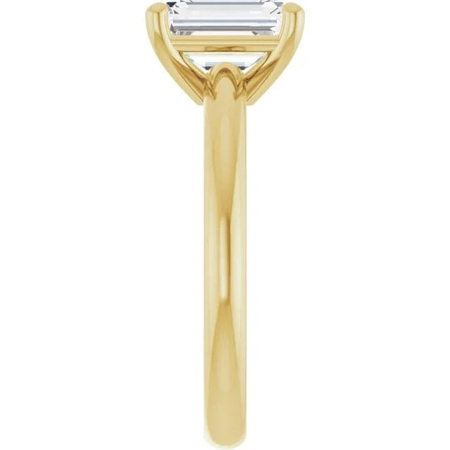 The Signature Solitaire Engagement Ring | Emerald | 2 CTW