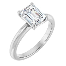 The Signature Solitaire Engagement Ring | Emerald | 2 CTW