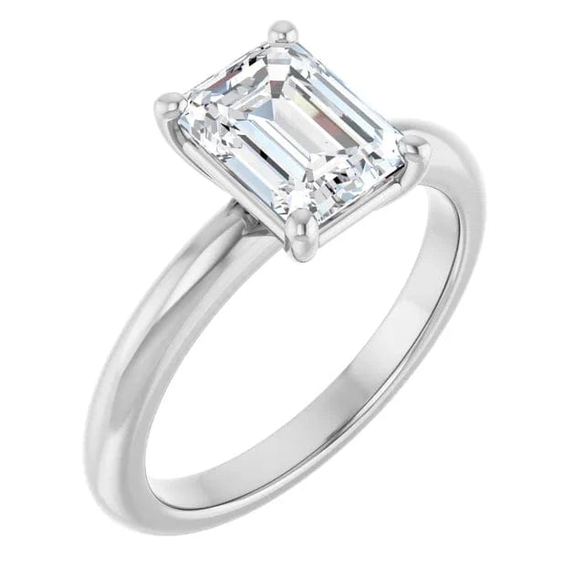 The Signature Solitaire Engagement Ring | Emerald | 2 CTW