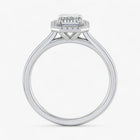 The Classic Halo Engagement Ring | Emerald