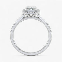 The Classic Halo Engagement Ring | Emerald