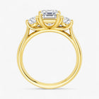 The Classic 3-Stone Engagement Ring | Emerald