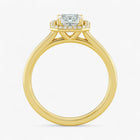 The Classic Halo Engagement Ring | Emerald