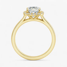 The Classic Halo Engagement Ring | Cushion