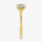The Timeless Solitaire Engagement Ring | Cushion