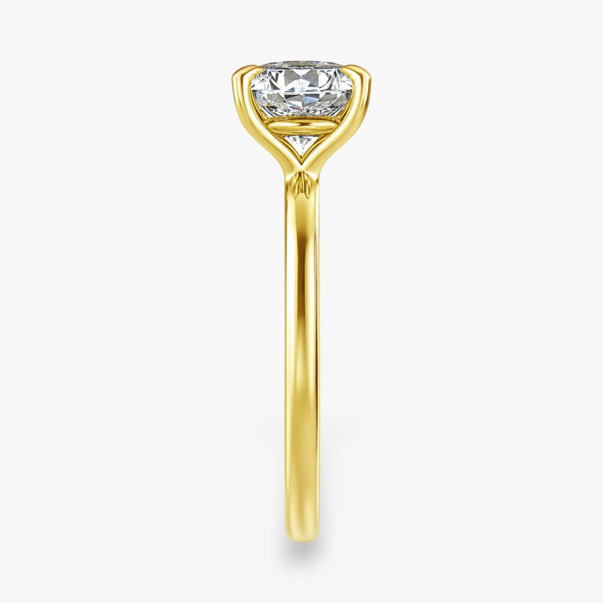 The Timeless Solitaire Engagement Ring | Cushion