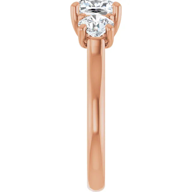 The Classic 3-Stone Engagement Ring | Cushion | 3 ⅕ CTW