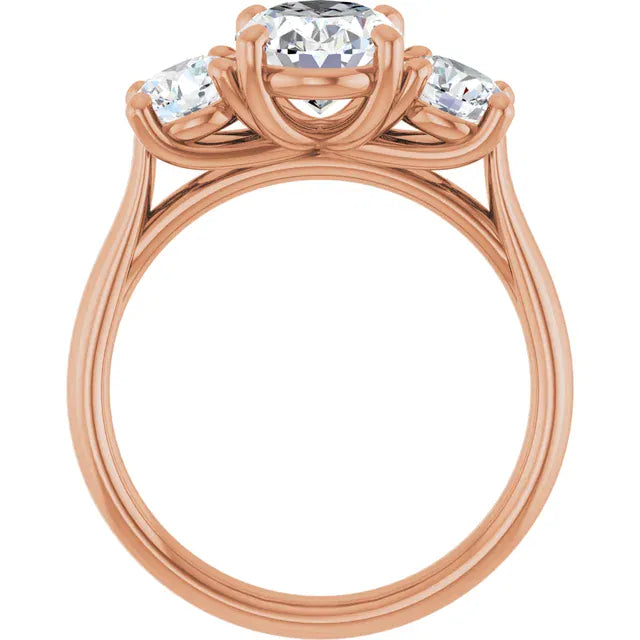 The Classic 3-Stone Engagement Ring | Oval | 3 ⅕ CTW