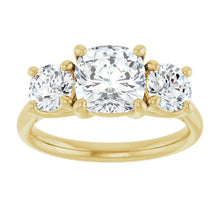 The Classic 3-Stone Engagement Ring | Cushion | 3 ⅕ CTW