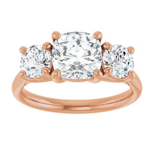 The Classic 3-Stone Engagement Ring | Cushion | 3 ⅕ CTW