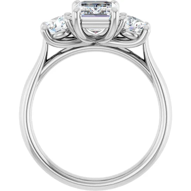 The Classic 3-Stone Engagement Ring | Emerald | 3 ⅕ CTW