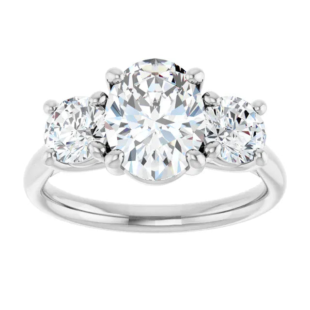 The Classic 3-Stone Engagement Ring | Oval | 3 ⅕ CTW