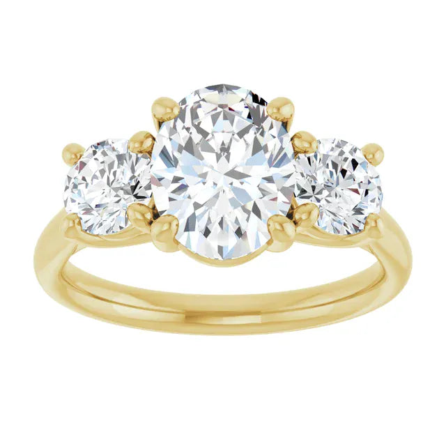 The Classic 3-Stone Engagement Ring | Oval | 3 ⅕ CTW