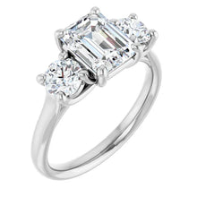 The Classic 3-Stone Engagement Ring | Emerald | 3 ⅕ CTW