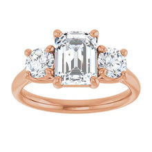 The Classic 3-Stone Engagement Ring | Emerald | 3 ⅕ CTW