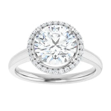 The Classic Halo Engagement Ring | Round | 2 ¼ CTW
