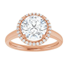 The Classic Halo Engagement Ring | Round | 2 ¼ CTW