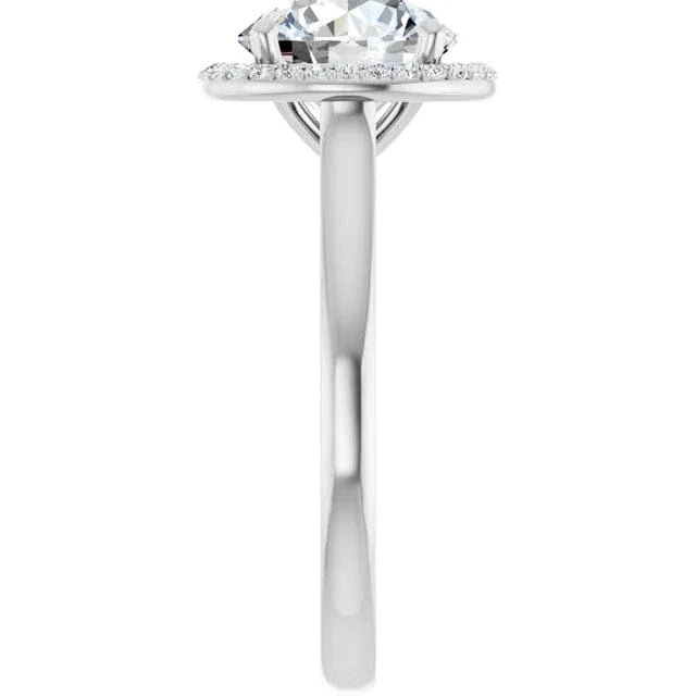 The Classic Halo Engagement Ring | Round | 2 ¼ CTW