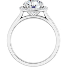 The Classic Halo Engagement Ring | Round | 2 ¼ CTW