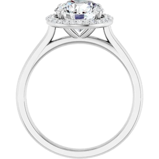The Classic Halo Engagement Ring | Round | 2 ¼ CTW