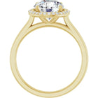 The Classic Halo Engagement Ring | Round | 2 ¼ CTW
