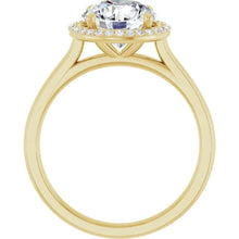 The Classic Halo Engagement Ring | Round | 2 ¼ CTW