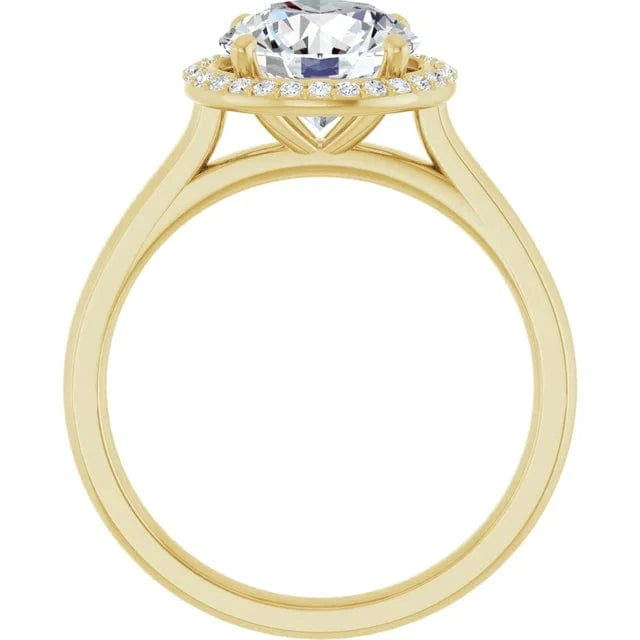 The Classic Halo Engagement Ring | Round | 2 ¼ CTW