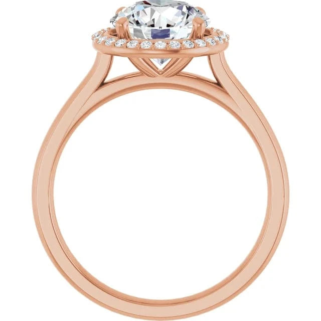The Classic Halo Engagement Ring | Round | 2 ¼ CTW