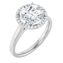 The Classic Halo Engagement Ring | Round | 2 ¼ CTW