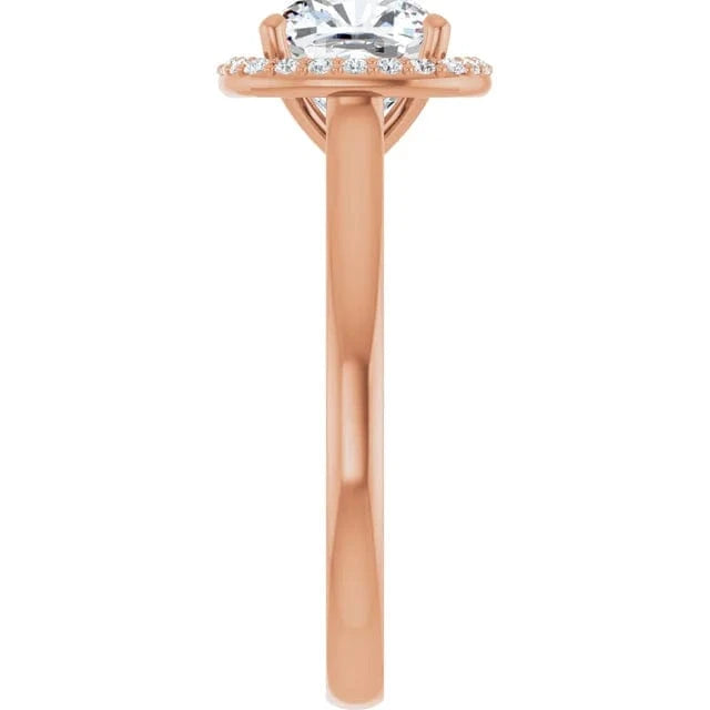 The Classic Halo Engagement Ring | Cushion | 2 ¼ CTW