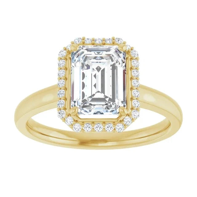 The Classic Halo Engagement Ring | Emerald | 2 ¼ CTW