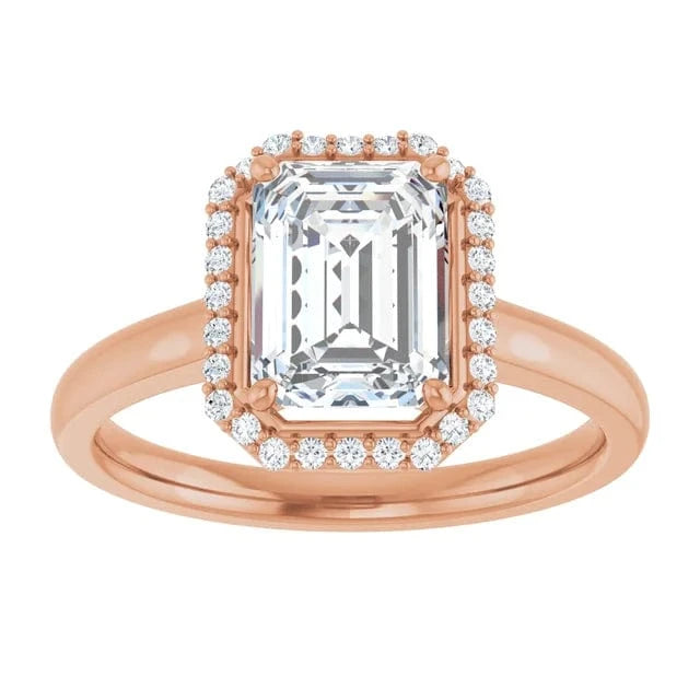 The Classic Halo Engagement Ring | Emerald | 2 ¼ CTW